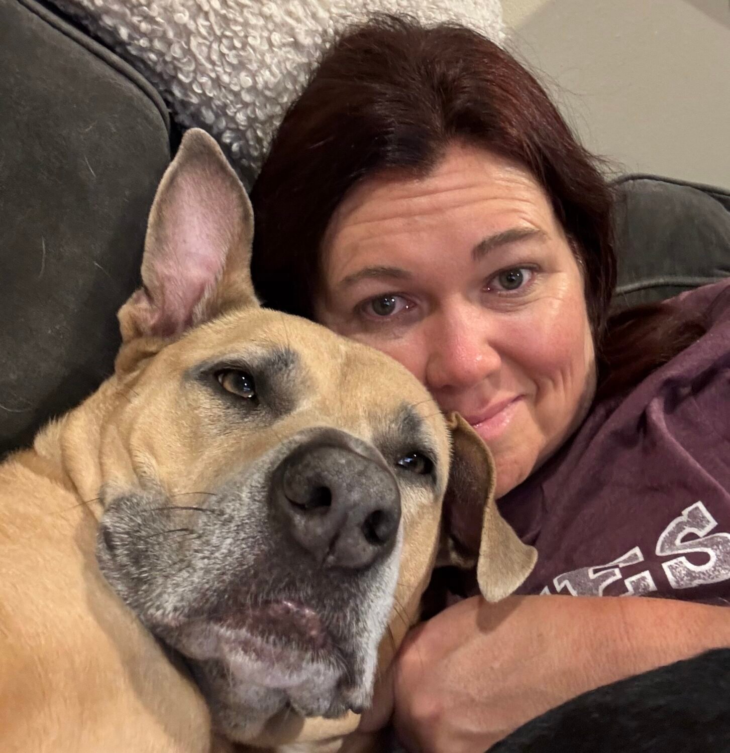 Holly and her dog Gracie.